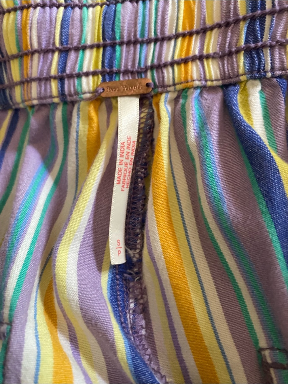 Free People Saylor Poplin Stripe Shorts S - Picture 11 of 14